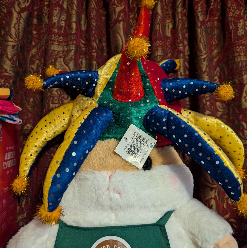 New Colorful Jester Hat Plush Toy